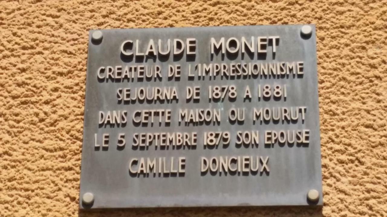 Bed and Breakfast Maison Ou Claude Monet Vecut A Vétheuil Exteriér fotografie